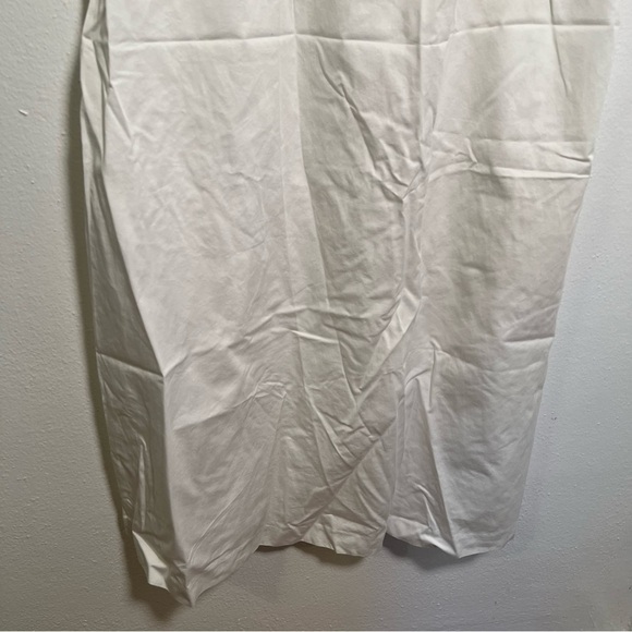 Loft Sleeveless Twist Neck Dress White - Picture 5 of 13